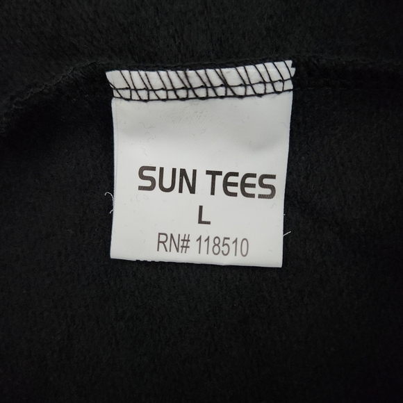 Sun Tees Basic Black Joggers. Size Large. New without tags. . - Picture 8 of 8
